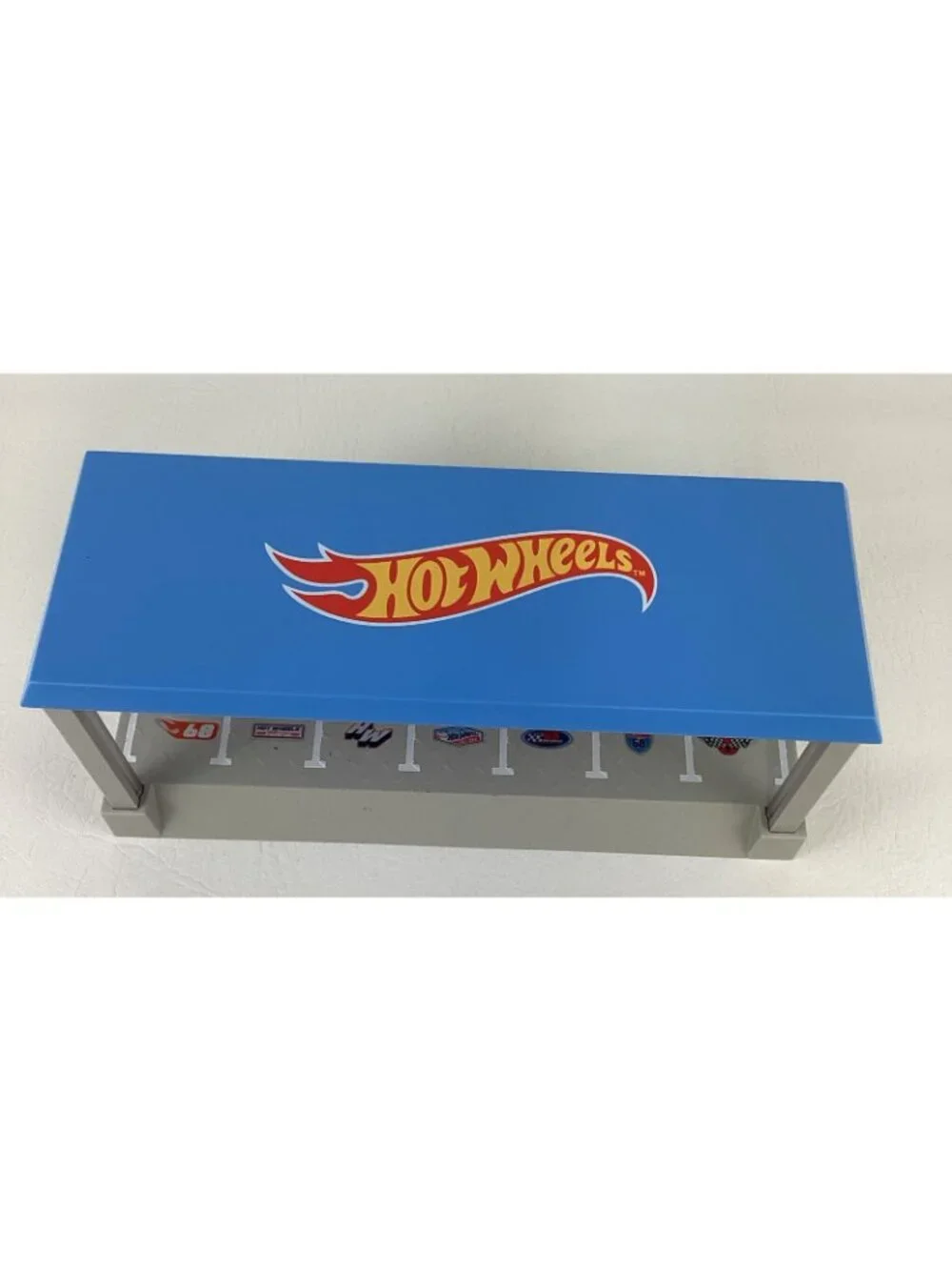 Hot Wheels Garage Parking Display LED Light Showcase Storage Holder 2023 Mattel